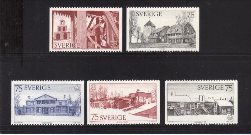Sweden 1124-8, F-VF, MNH