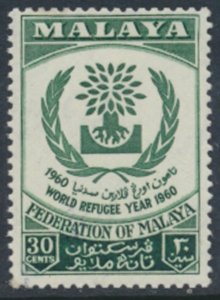 Malaya Federation   SC# 95  MNH  Refugee Year  see details & scans 