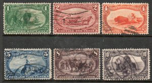 USA #285 - 90 F-VF to XF, variety of cancels, neat! Retail $142.25