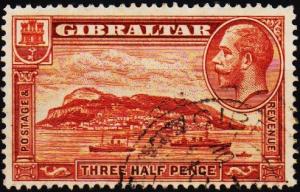 Gibraltar. 1931 1 1/2d S.G.111 Fine Used