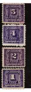 Canada J6-J9 Set Used