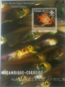 MOZAMBIQUE 2002 SHEET FISHES MARINE LIFE