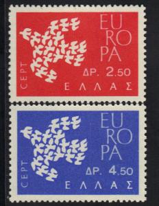 Greece 1961 MNH Europa  complete