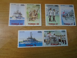 Tonga  #  791-96   MNH