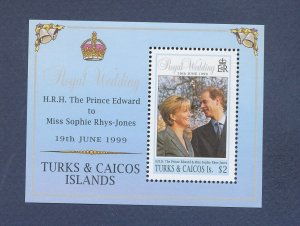 TURKS & CAICOS -  - MNH S/S -  Prince Edward - 1999