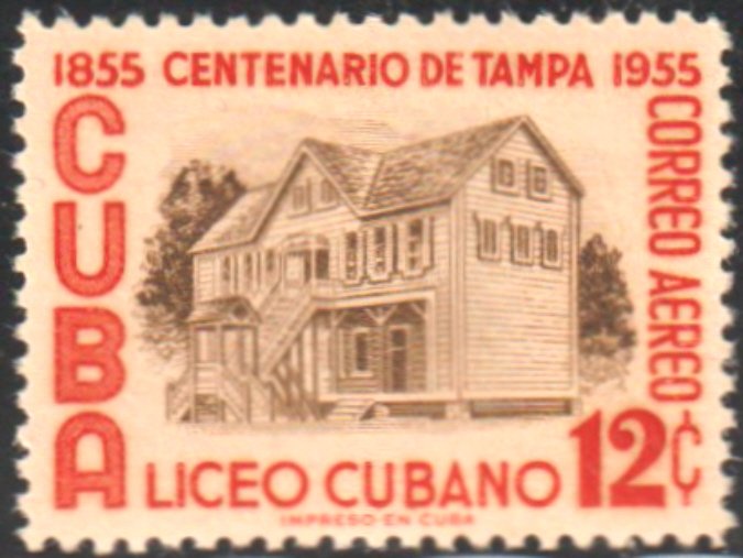 1955 Cuba Stamps Sc  C119 Cuban Museum Tampa MNH