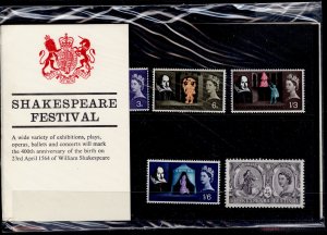 GB QEII SG646-650, COMPLETE SET, NH MINT. Cat £12. PRESENTATION PACK