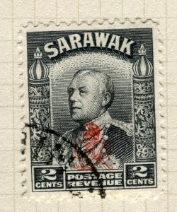 SARAWAK; 1947 early C. Brooke Crown Colony issue fine used 2c. value