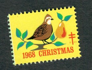 Christmas Seal from 1968 MNH Single