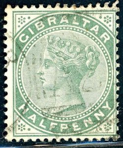 Gibraltar -1887 ½d SG 8 Used (003265)