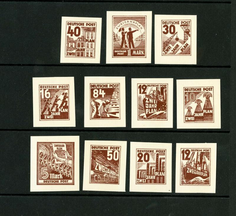 Germany Stamps Proof Rare 11 Different Essay Proof