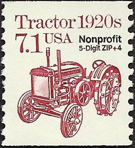 # 2127b MINT NEVER HINGED PRE-CANS. TRACTOR