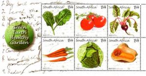 South Africa - 2011 Green Earth Healthy Garden Sheet MNH**