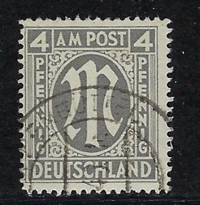 Germany AM Post Scott # 3N3b, used