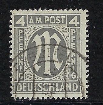 Germany AM Post Scott # 3N3b, used