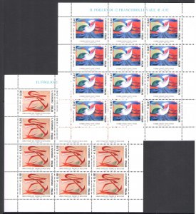 2003 Italy - Republic, Futurism Minisheet - Giacomo Balla, Catalog Sass