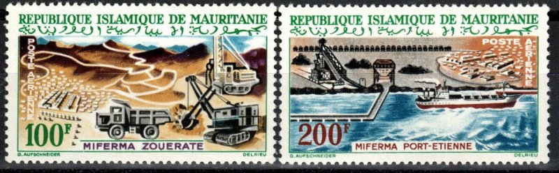 Mauritania #C20-21  MNH CV $6.65  (X2682)