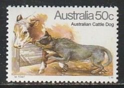 1980 Australia - Sc 730 - 1 single - MNH VF - Australian Cattle Dog