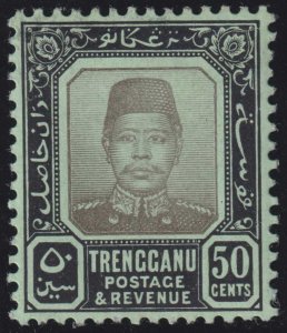 MALAYA - TRENGGANU 15  MINT HINGED OG * NO FAULTS VERY FINE! - LLX