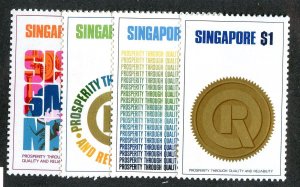 1973 Singapore Sc.# 167/70 mnh** cv $7 ( 9622 BCXX )