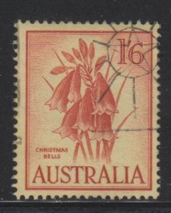 Australia,  1sh6p Christmas Bells (SC# 326) Used