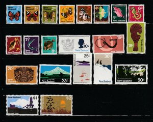 New Zealand 438-458 Set MH Various (B)