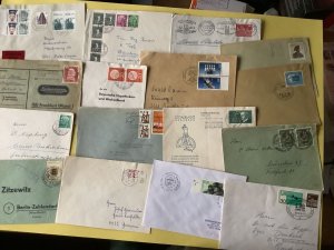 Germany 35 postal stamps covers items Ref A593  