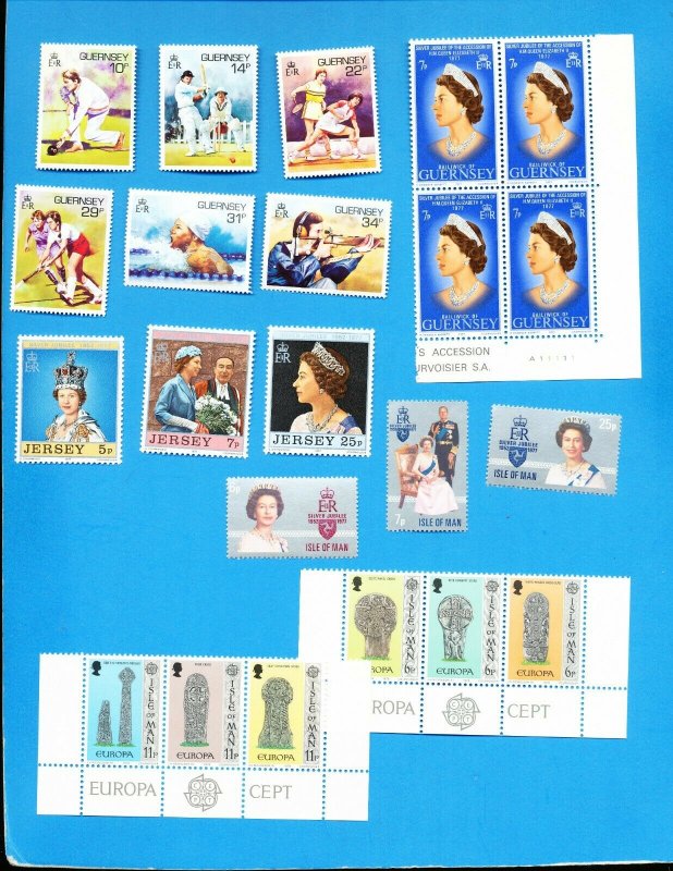 GB Great Britain REGIONAL ISSUES = nice small VFMNH lot