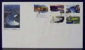 2601  Canada   FDC, VF   # 1408-12   Heritage Rivers - 2         CV$ 6.50