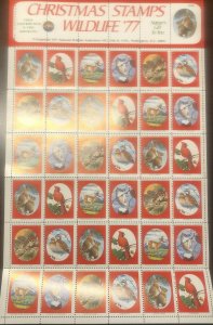 Lot of various Christmas Seal Sheets & Singles - including 1922 1931 1947 - 1989