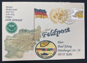 2004 Feldpost In Afghanistan ISAF Embedded Training Team Germany Cover To Koln