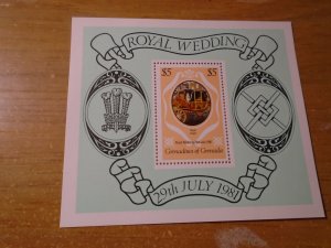 Grenada  Grenadines  #  1054  MNH  Royal Wedding