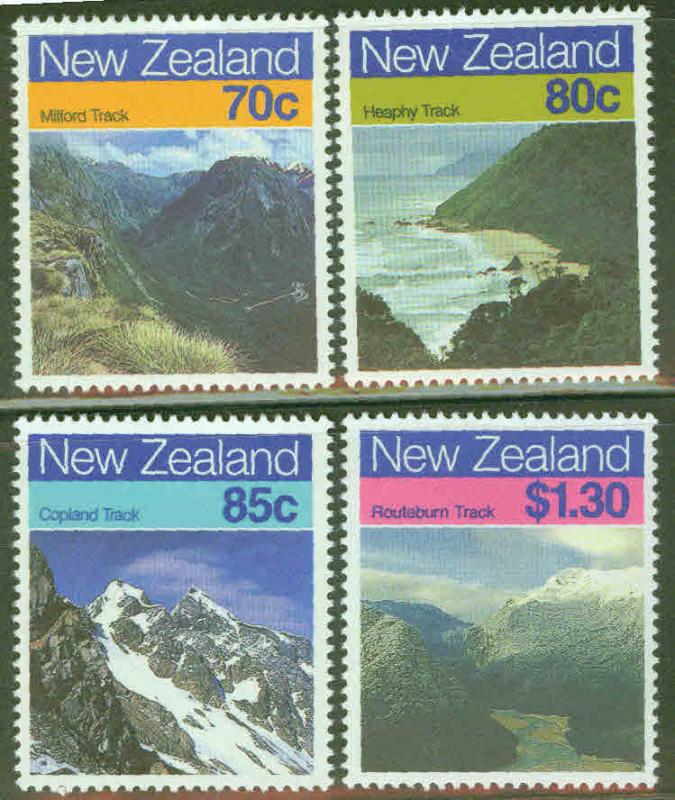 New Zealand Scott 903-6 MH* Mountainscapes