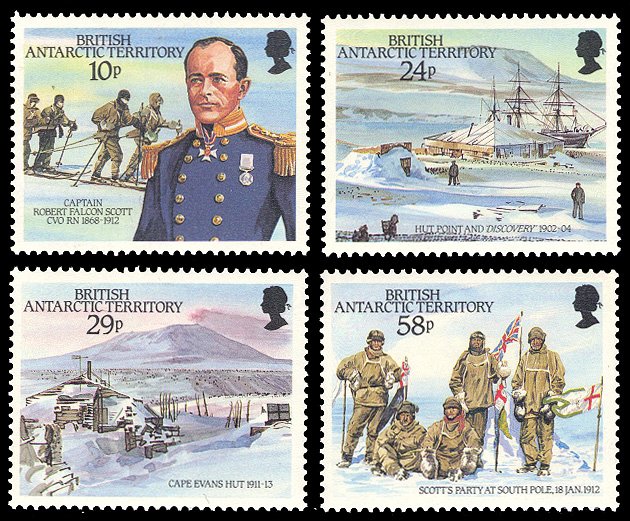 British Antarctic Territory 1987 Scott #137-140 Mint Never Hinged