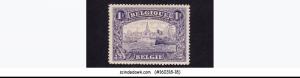 BELGIUM - 1915-20 1fr violet SCOTT#119 / SHIP - 1V - MINT HINGED