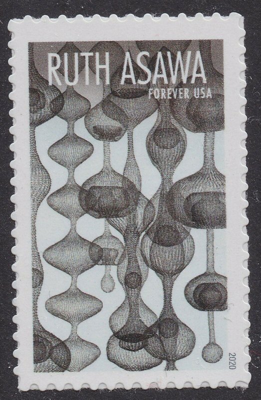 US 5504-5513 5513a Ruth Asawa forever block (10 stamps) MNH 2020 