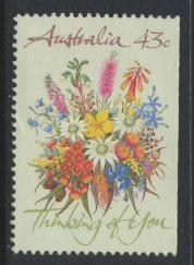 SG 1231  SC# 1164b  Used right margin imperf Wildflowers 