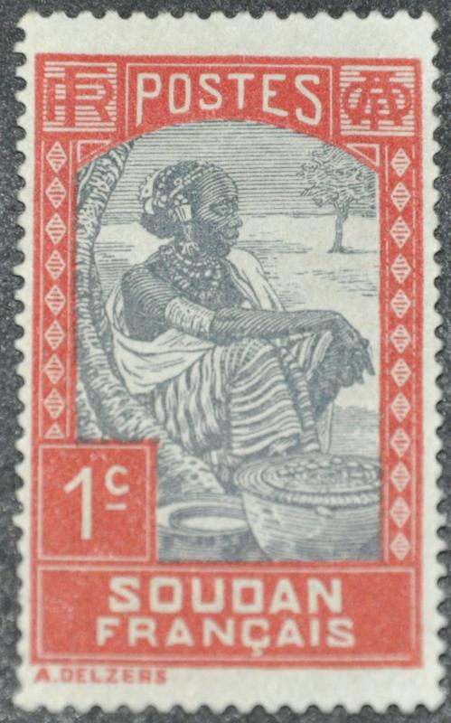 DYNAMITE Stamps: French Sudan Scott #61  UNUSED