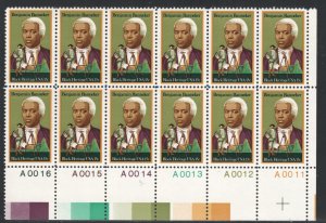 ALLY'S STAMPS US Plate Block Scott #1804 15c Ben Banneker [12] MNH [A-LR]