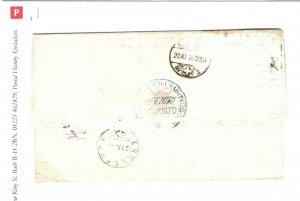 ITALY Cover Genoa Switzerland *Entlebuch* EL 1876{samwells-covers} SP1