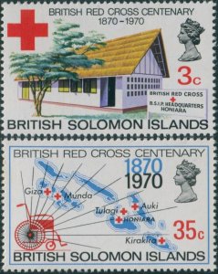 Solomon Islands 1970 SG197-198 Red Cross set MLH