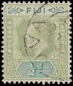 Fiji #59, Incomplete Set, 1903, Used