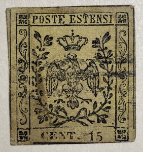 AlexStamps MODENA #3 VF Used