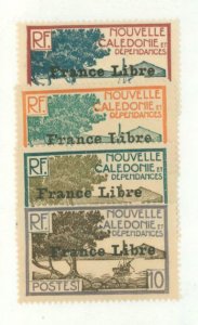 New Caledonia #219-22 Unused