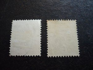 Stamps - Netherlands - Scott# 65,67 - Used Part Set of 2 Stamps