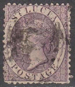 St Lucia #9  Used CV $42.50 (A6392)