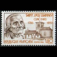 FRANCE 1986 - Scott# 2011 St.Jean-Marie Set of 1 NH