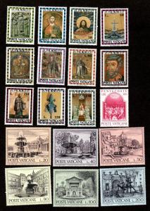 Vatican # 561-578 Mint!