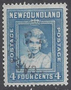 Newfoundland 1941 #256 Used