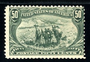 USAstamps Unused FVF US 1898 Trans-Mississippi Mining Scott 291 OG MVLH